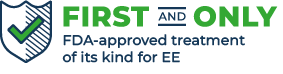 first and only FDA-approved treatment of its kind for EE